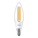 Philips MASTER LED Kerze Ultra Efficient E14 Kerze Klar 2.3W 485lm - 840 Kaltweiß | Ersatz für 40W