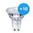 Mehrfachpackung 10x Philips Corepro LED Spot GU10 PAR16 4W 345lm 36D - 830 Warmweiß | Ersatz für 50W